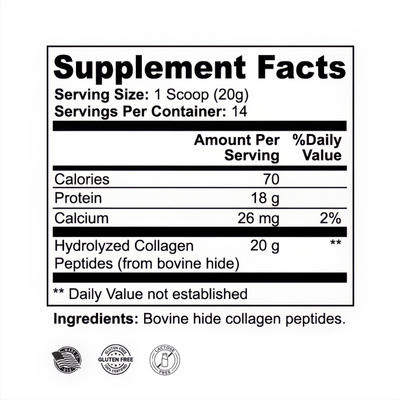 Grass-Fed Hydrolyzed Collagen Peptides