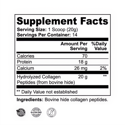 Grass-Fed Hydrolyzed Collagen Peptides