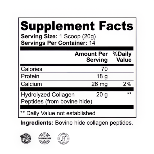 Grass-Fed Hydrolyzed Collagen Peptides